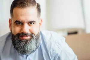 Portrait of smiling businessman